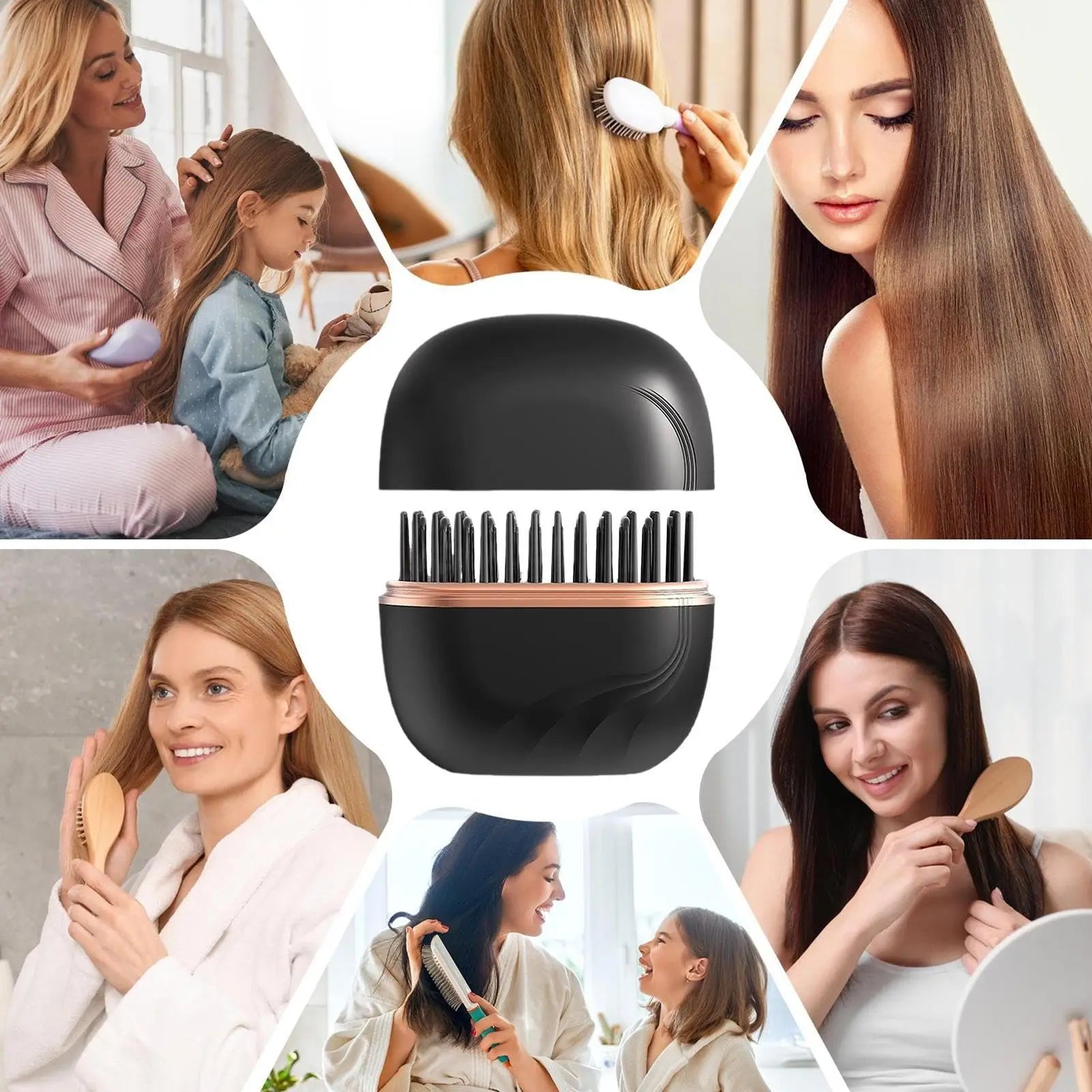 LumiGo™ Cordless Mini Hair Straightening Brush